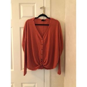 Out From Under (UO) Jojo Thermal Brown/Orange M